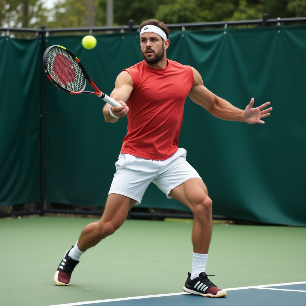 Starting Out and Monitoring TRT 2 man playing tennis